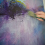 Alison Tyldsley in her studio 2018